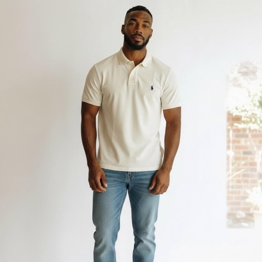 PO814 Men’s Polo Ralph Lauren Designer Preppy Short Sleeve Polo Shirt L
